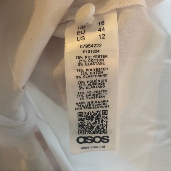 ASOS Button Up Oversized Sleeve Blouse - Picture 7 of 7